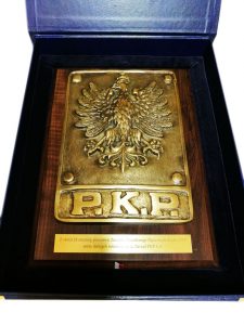 grawerowany dyplom dla pkp